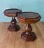 Antique mahogany side tables - SOLD